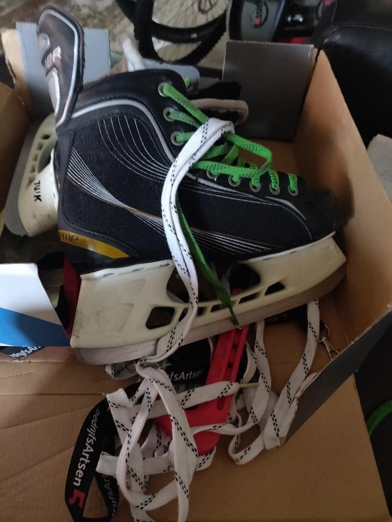 Bauer Supreme ijshockey schaatsen, Sport en Fitness, IJshockey, Ophalen of Verzenden, Gebruikt, Schaatsen