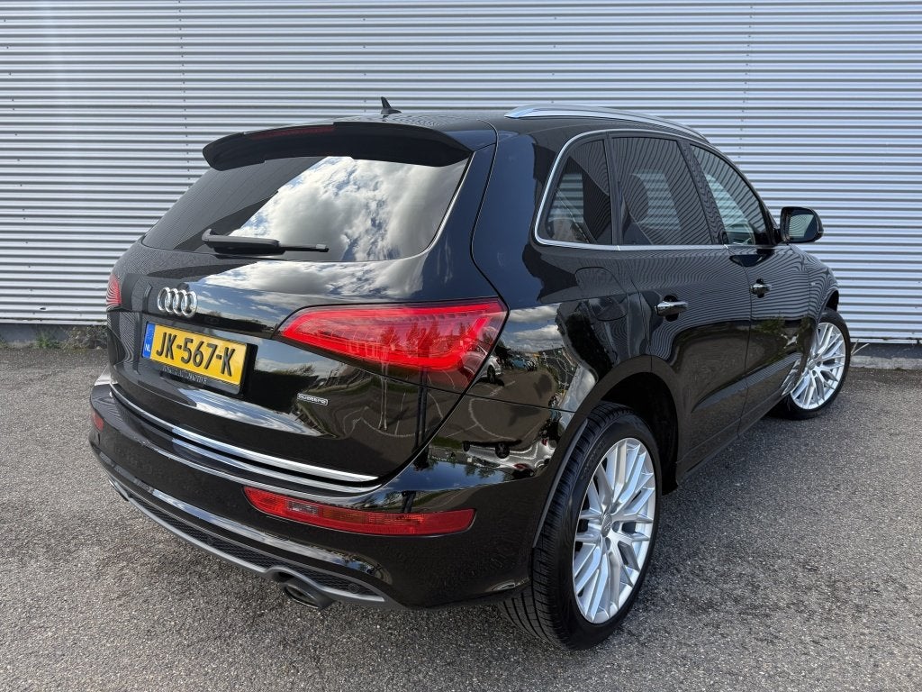 Audi Q5 2.0 TFSI Quattro S-line NAP Facelift Automaat 20" LM, Auto's, Gebruikt, Euro 6, 4 cilinders, Leder en Stof