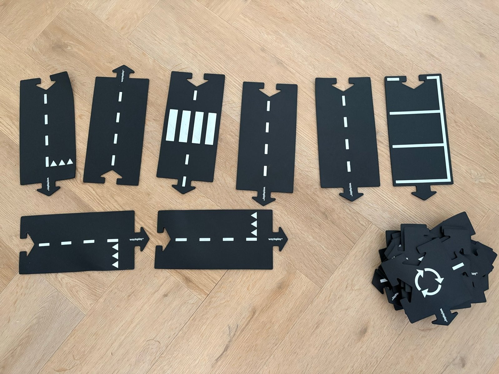 Waytoplay Highway Flexibele Autobaan (24 delen), Ophalen of Verzenden, Zo goed als nieuw, Overige merken