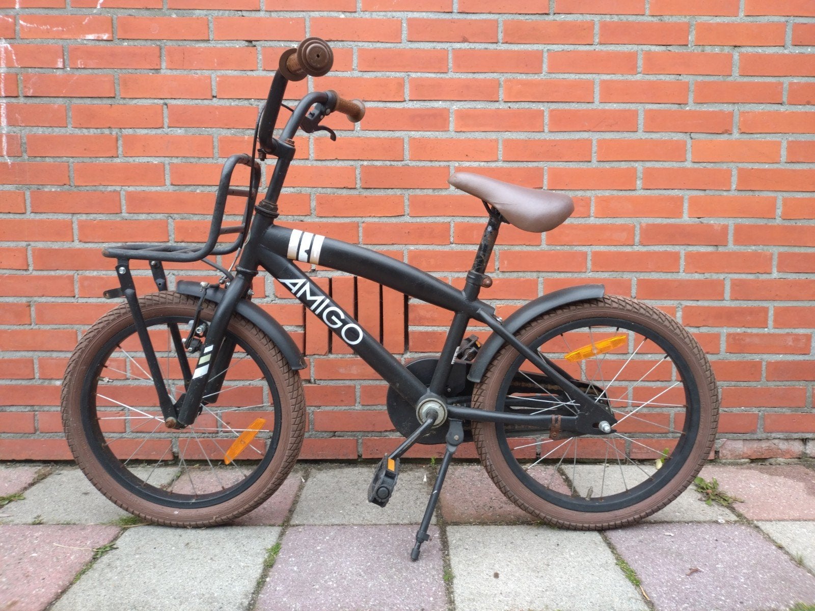 Amigo 2cool 18 inch kinderfiets met terugtraprem, Ophalen, Terugtraprem, Amigo, 16 tot 20 inch