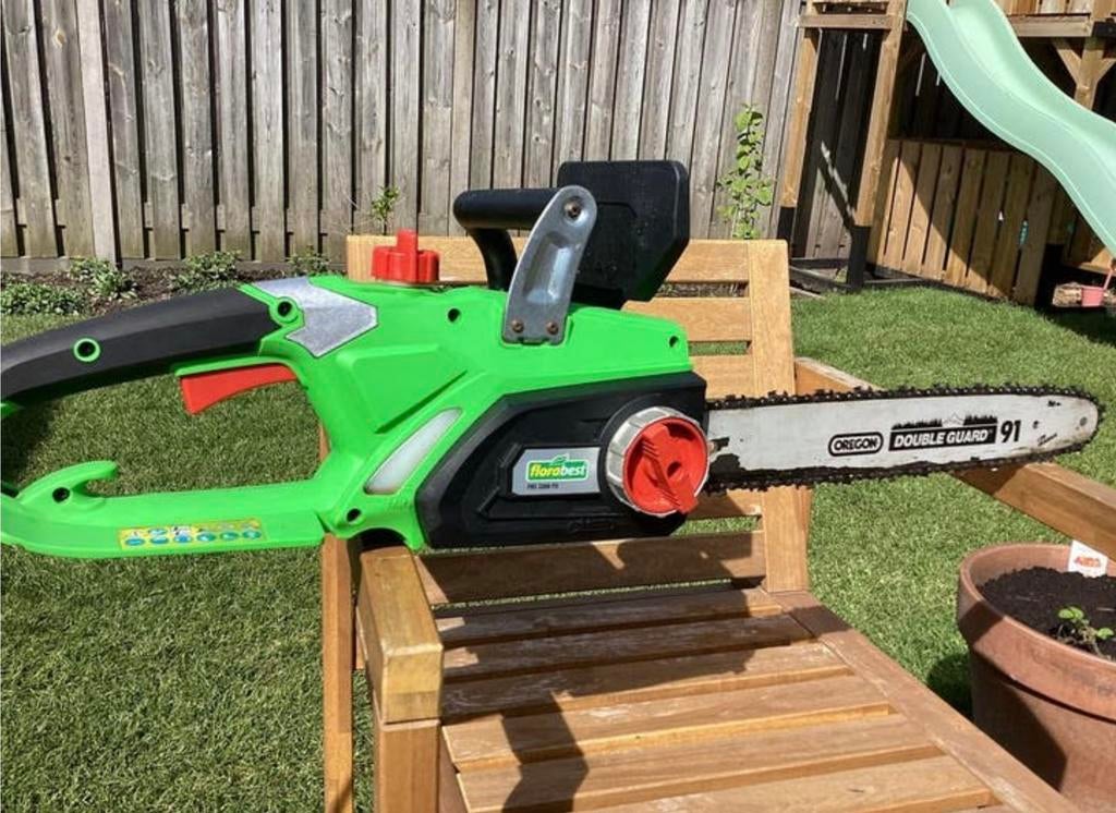 Florabest FKS 2200 F3 elektrische kettingzaag, Tuin en Terras, Ophalen, Gebruikt