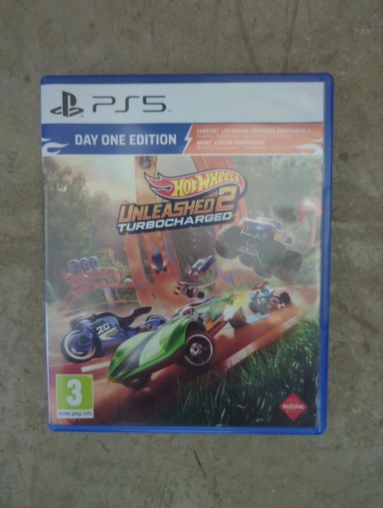 Hot Wheels Unleashed 2 Turbocharged PS5 Day One Edition, Racen en Vliegen, Ophalen of Verzenden, Zo goed als nieuw, Eén computer