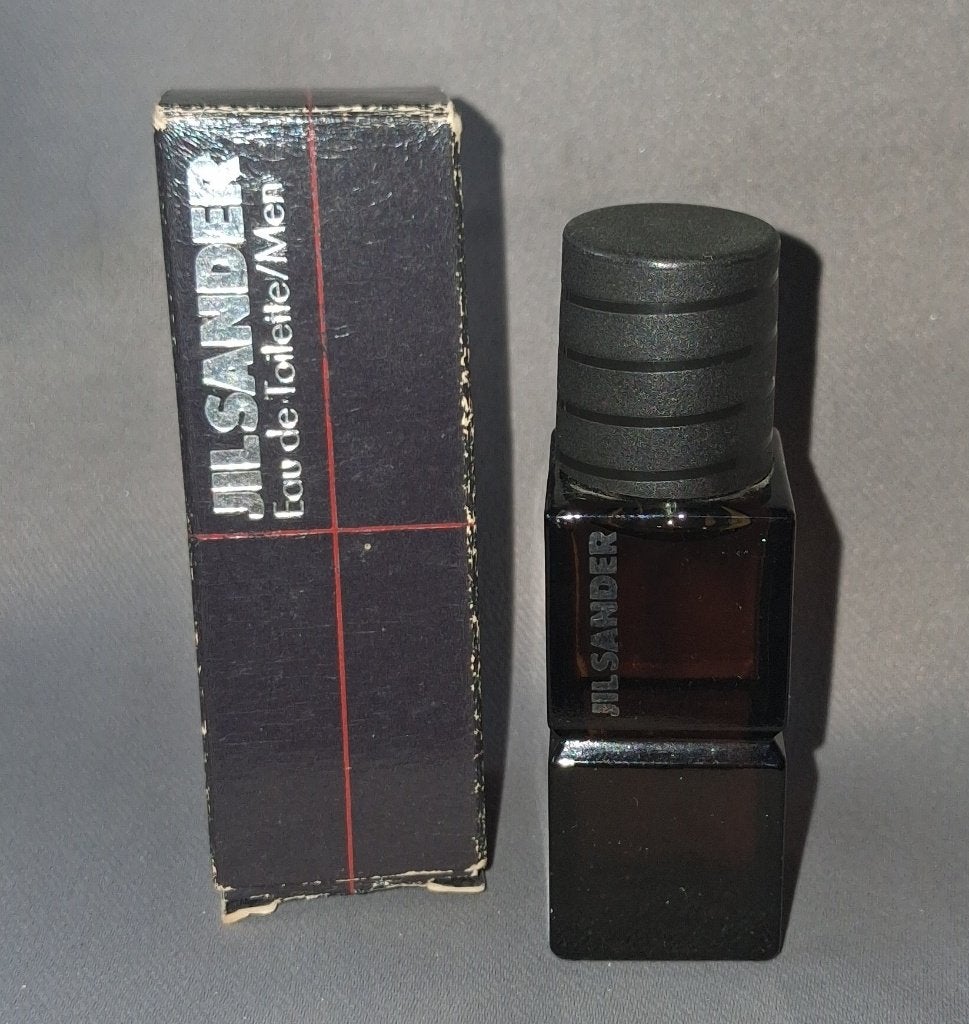 Volle parfum mini Jil sander men + doosje, Ophalen of Verzenden, Zo goed als nieuw, Miniatuur, Gevuld
