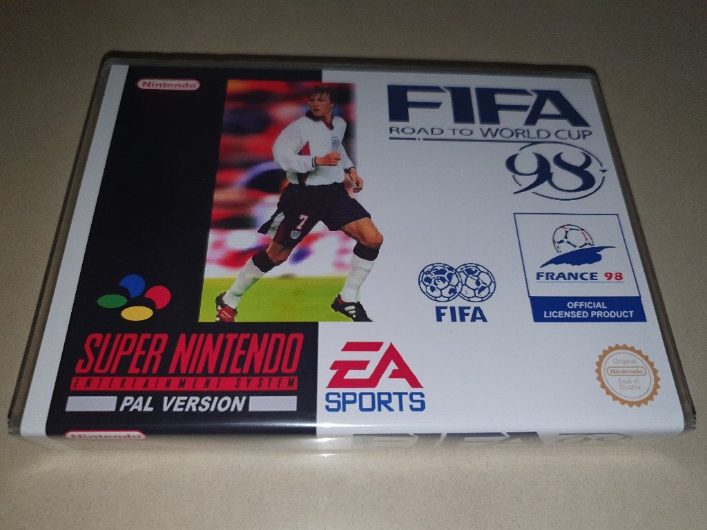 Fifa 98 SNES Game Case, Spelcomputers en Games, Verzenden, 1 speler, Zo goed als nieuw, Vanaf 3 jaar
