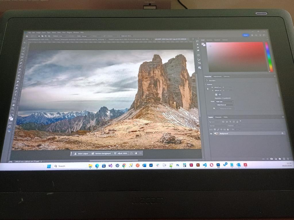 Wacom Cintiq 16 Creative Pen Display + Adjustable Stand, Computers en Software, Tekentablets, Ophalen, Zo goed als nieuw, Bedraad