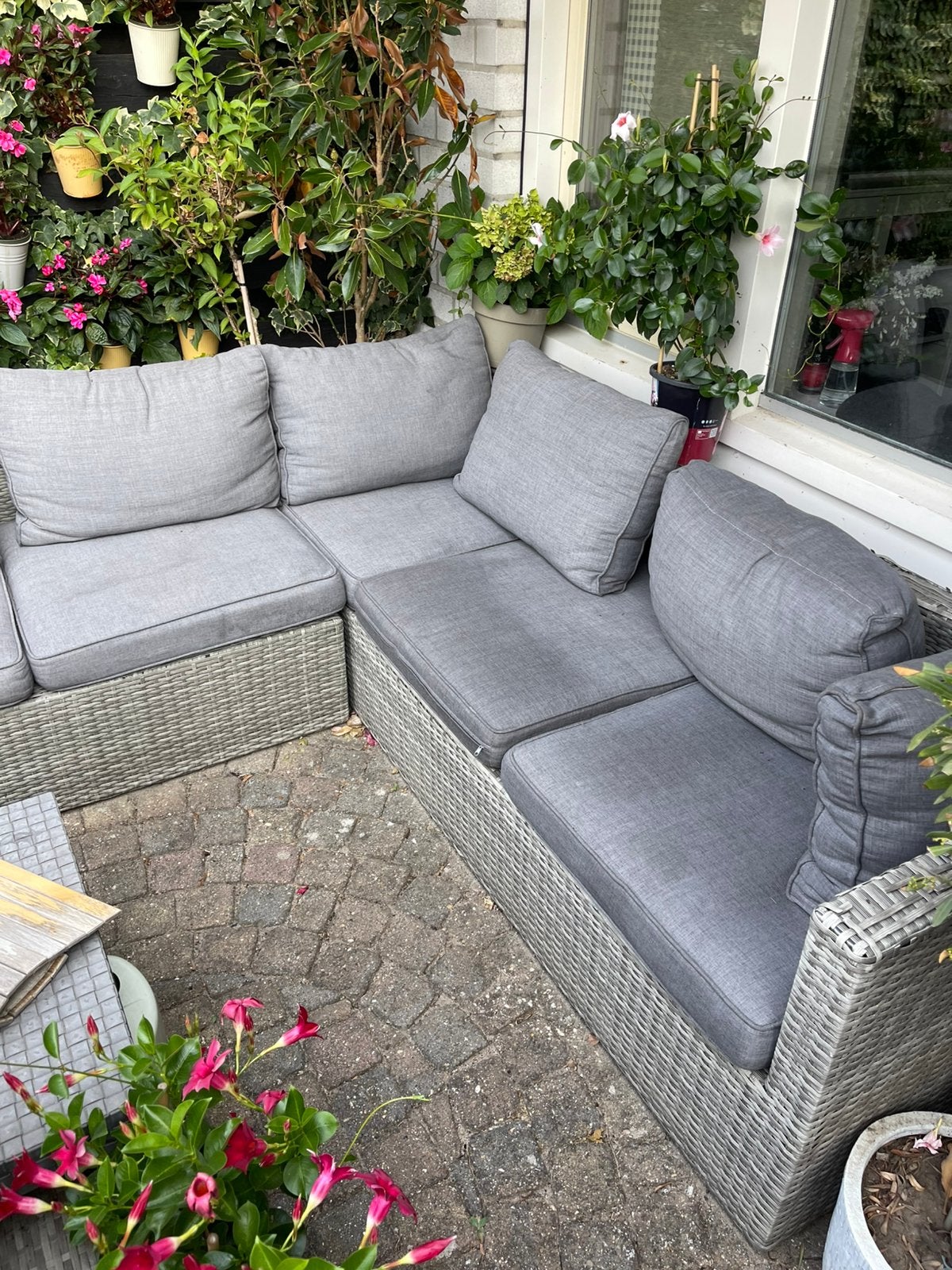 Gratis loungeset, Ophalen, Gebruikt, Kunststof