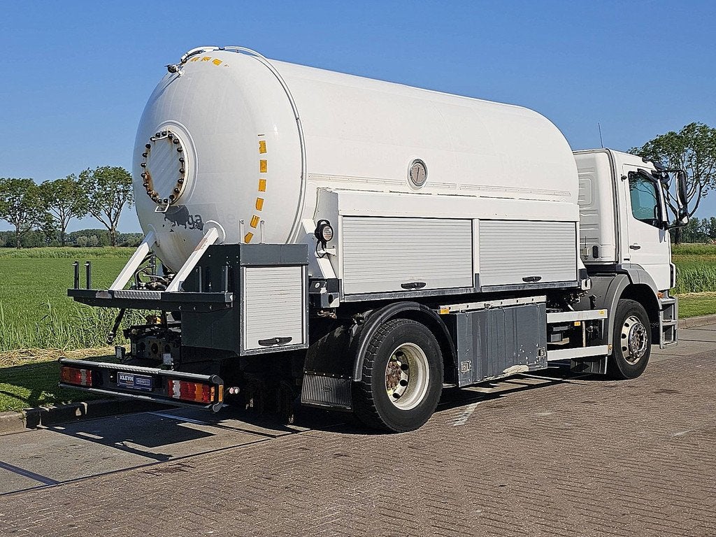 MERCEDES-BENZ AXOR 1829 lpg,propaan,butan, Auto's, Vrachtwagens, Automaat, Euro 5, Wit, Bedrijf