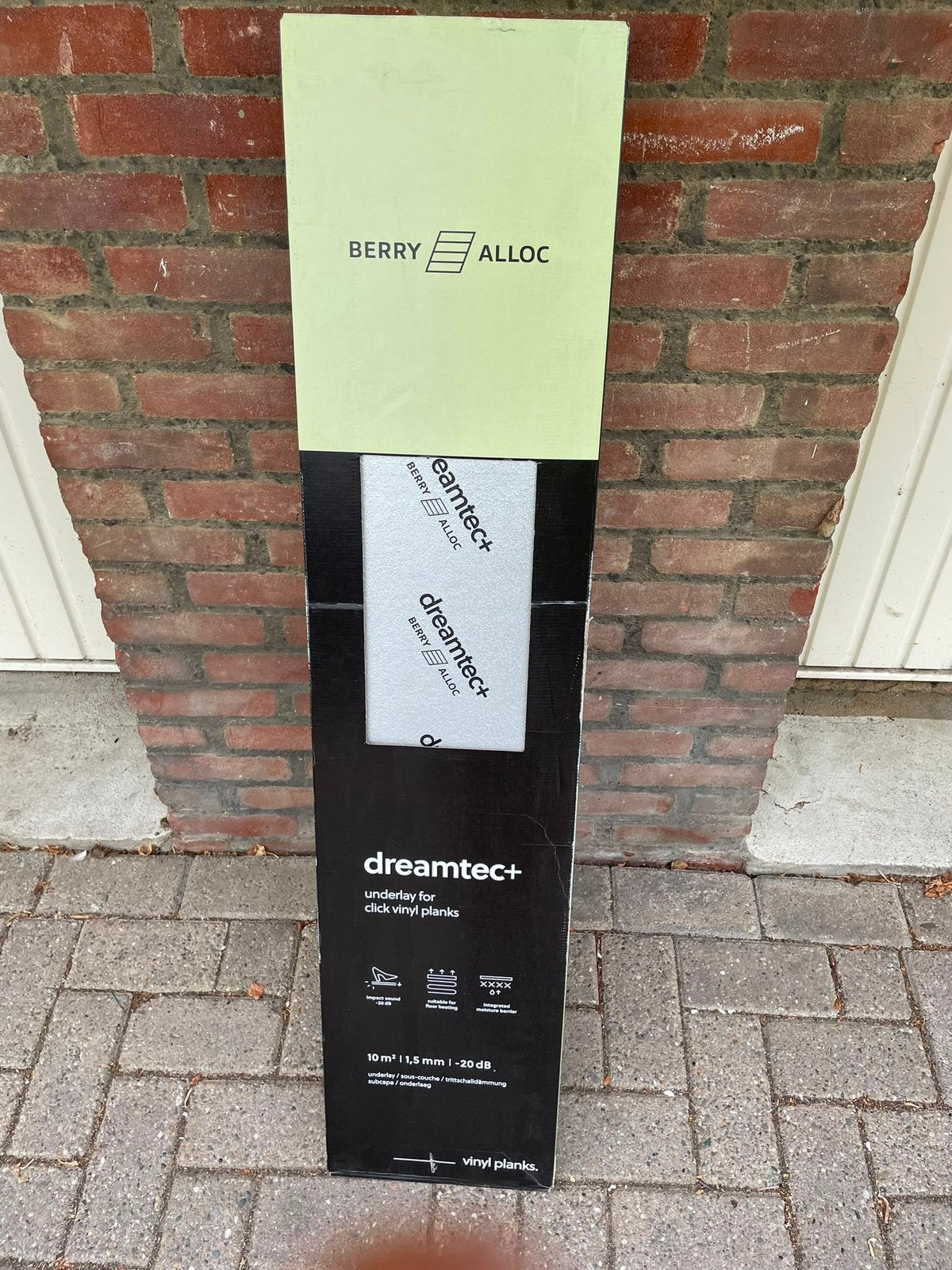 BerryAlloc Dream Tec+ Ondervloer 1,5 mm voor laminaat en pvc, Ophalen, Overige materialen, 30 cm of meer, 50 tot 150 cm
