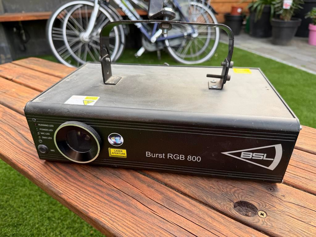 BSL Burst RGB 800 Laser - Krachtige Party Laser, Ophalen, Gebruikt, Laser, Kleur