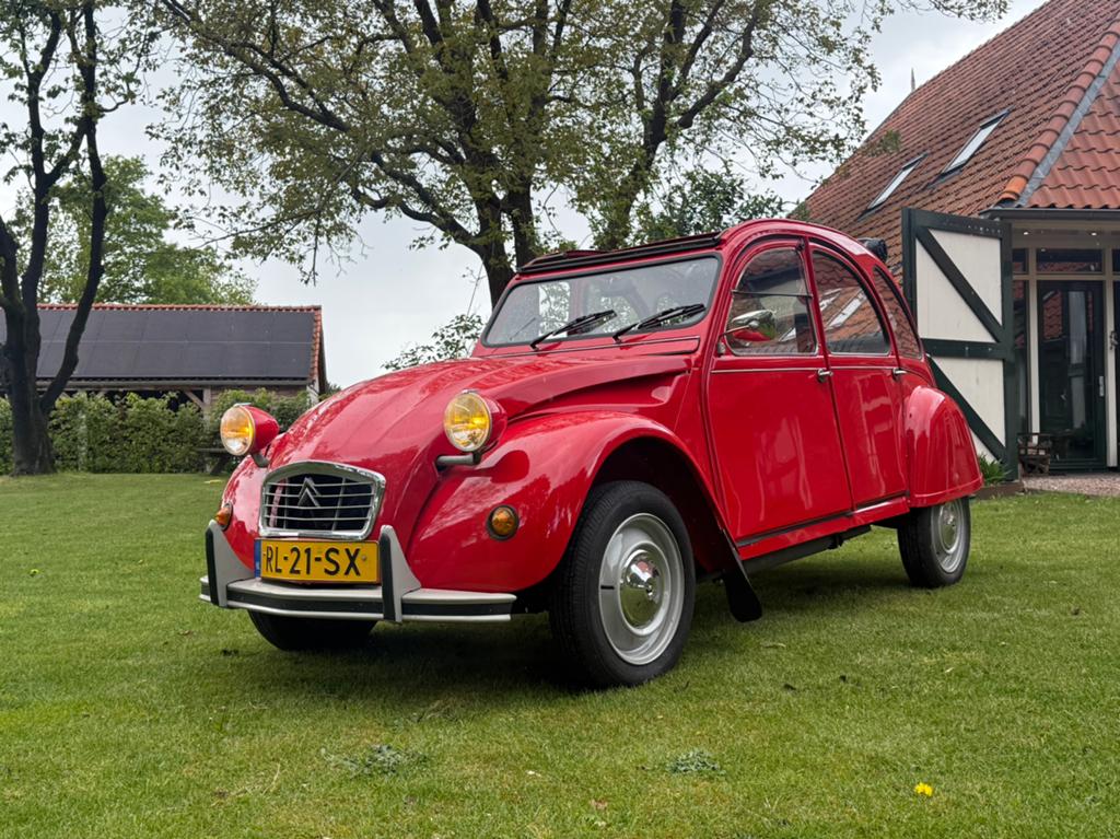 Prachtige originele Citroën 2CV – volledig gerestaureerd, Auto's, Voorwielaandrijving, 602 cc, Open dak, Origineel Nederlands