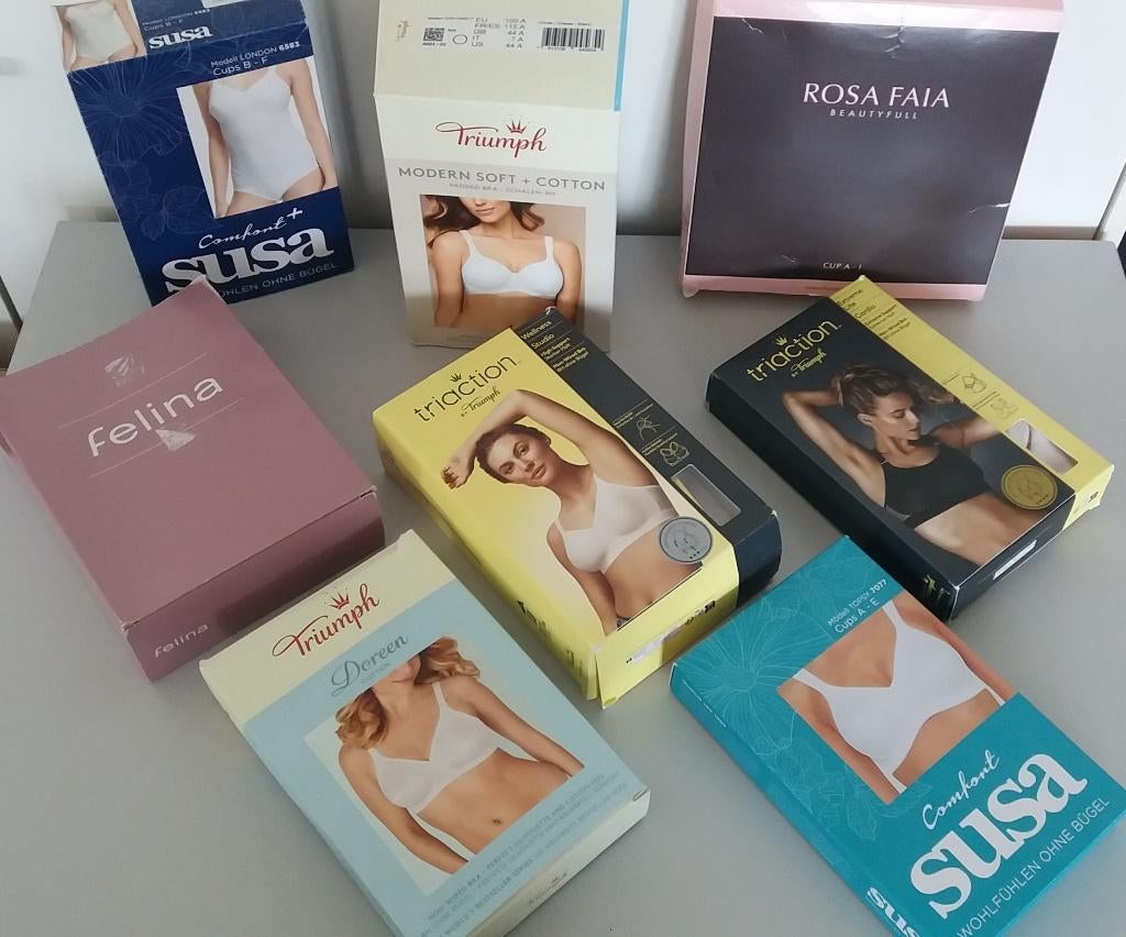Anita SUSA Mey Triumph ULLA Dames Sport BH Nieuw Partij, Anita SUSA Triumph ULLA, Ophalen, Zwart, BH