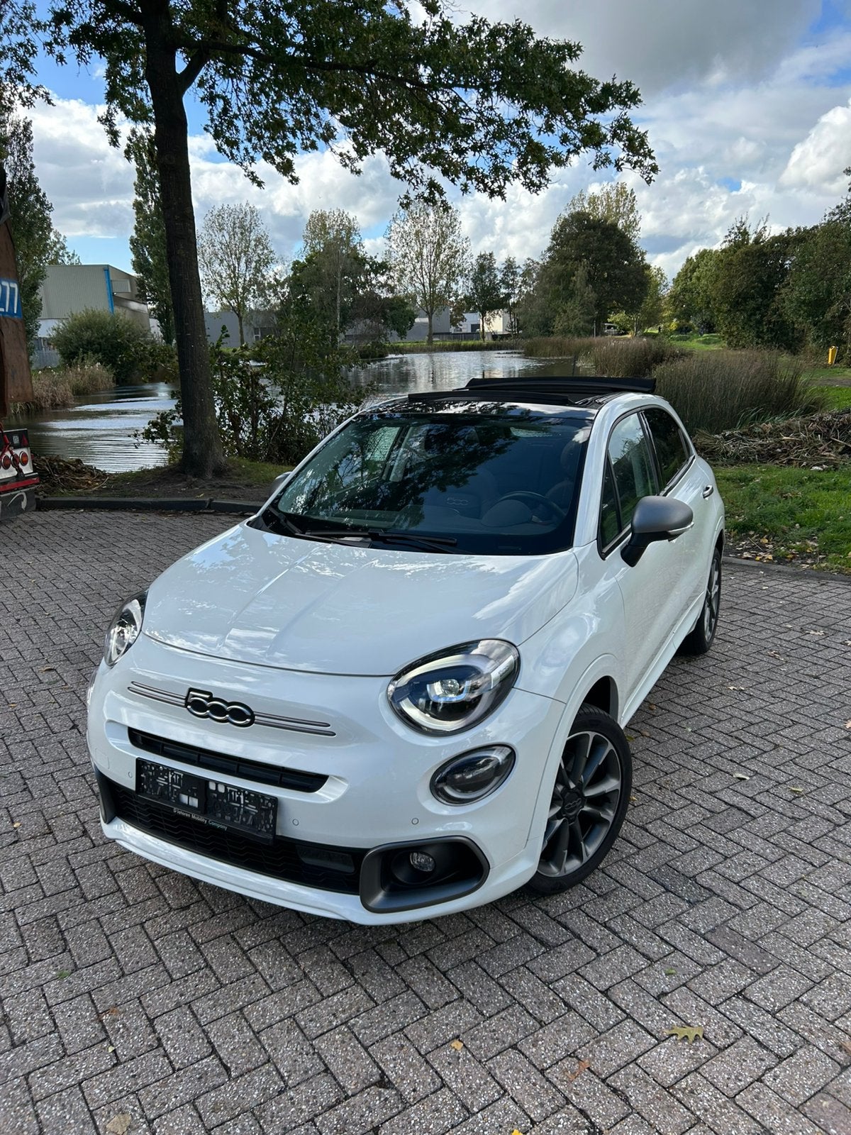 Fiat 500x 1.5 hybride Sport | Cabrio | Voll Optie |Dolcevita, 1380 kg, Verwarmde buitenspiegels, 4 cilinders, Wit