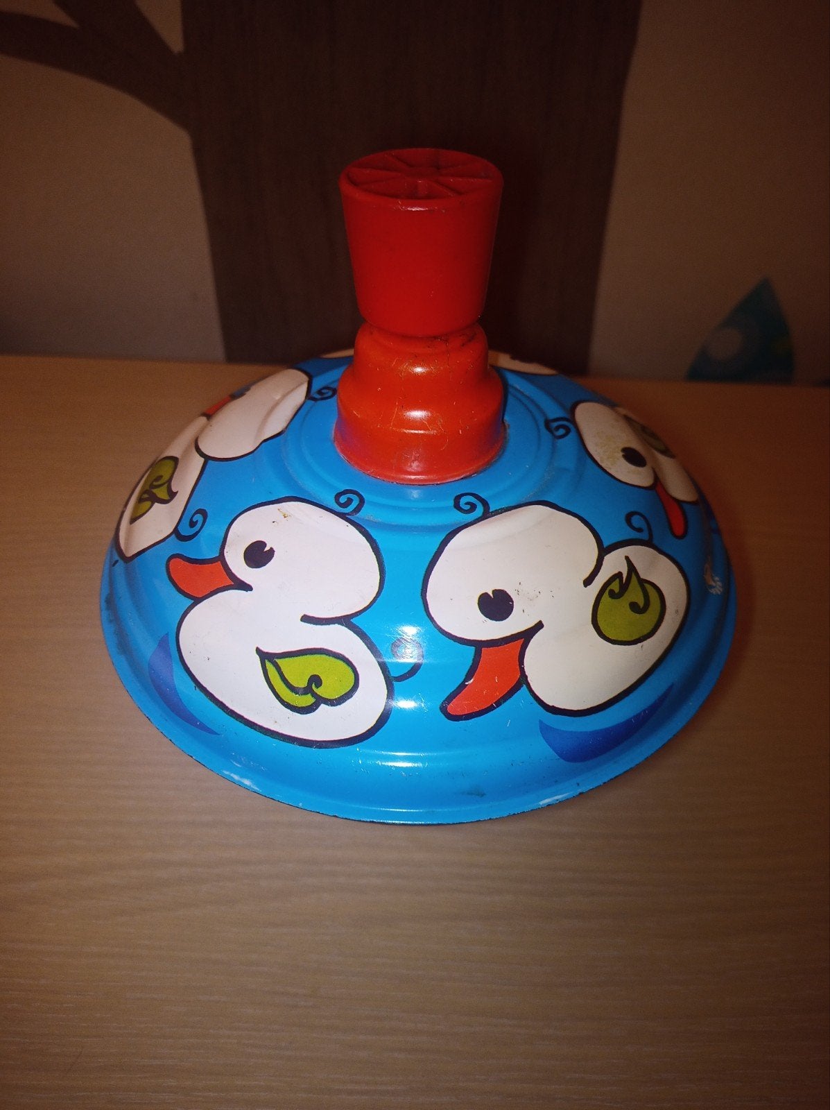 Vintage Retro Draaitol met Eendjes - Nostalgisch Speelgoed, Ophalen of Verzenden, Gebruikt, Jongen of Meisje