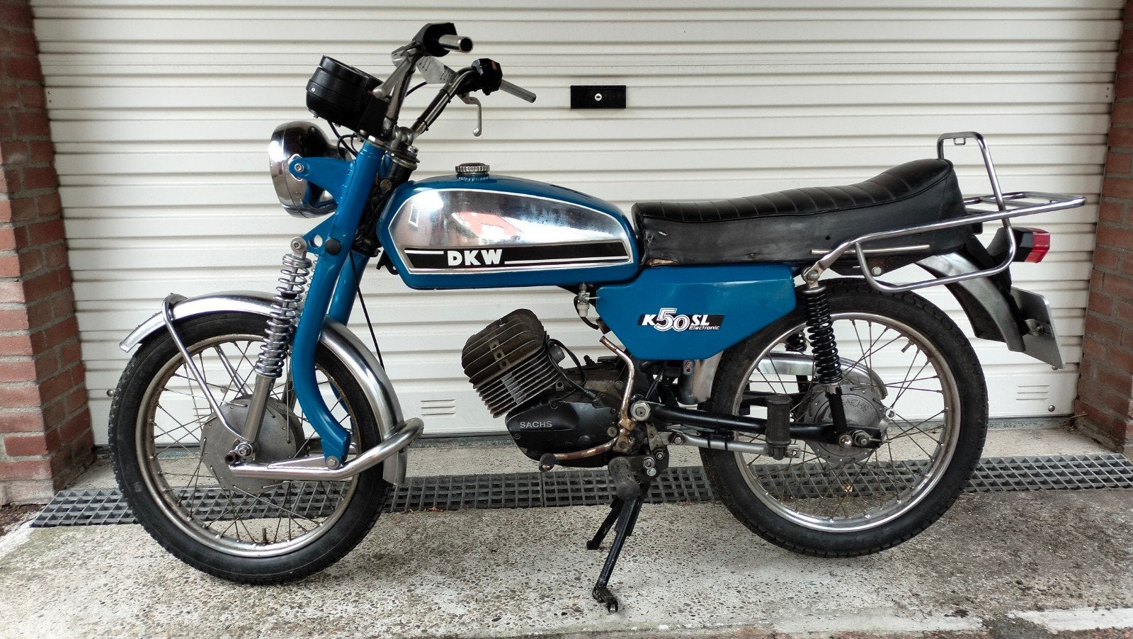DKW RT 50 met motor kenteken, 50 cc