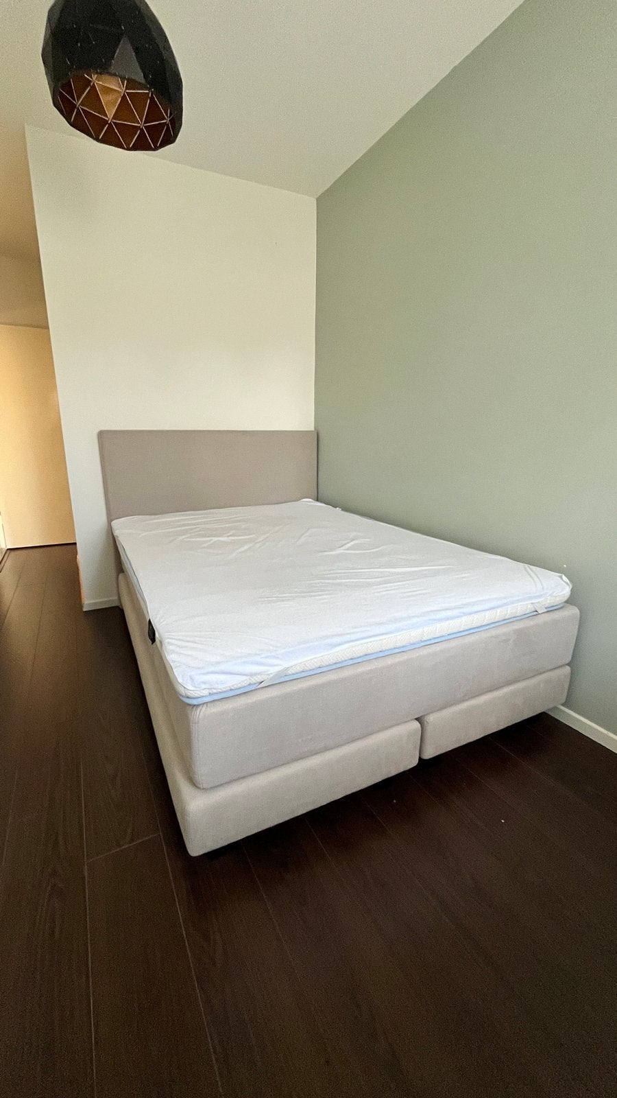 Swiss Sense Boxspring Home 140x200cm met pocketvering, Ophalen, 140 cm, Zo goed als nieuw, Twijfelaar