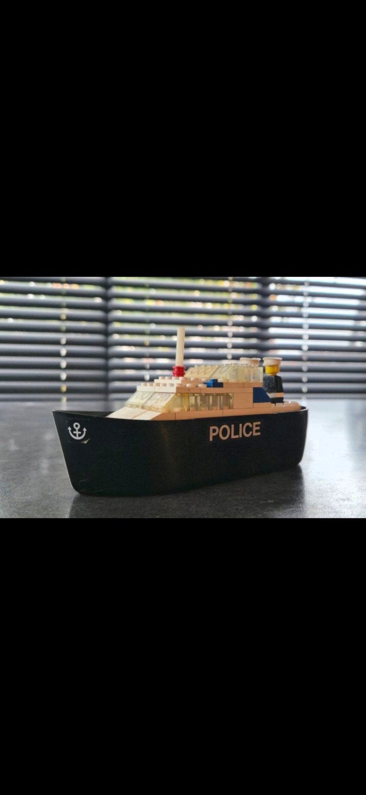 Lego Politieboot jaren 70, Ophalen of Verzenden, Gebruikt, Overige merken