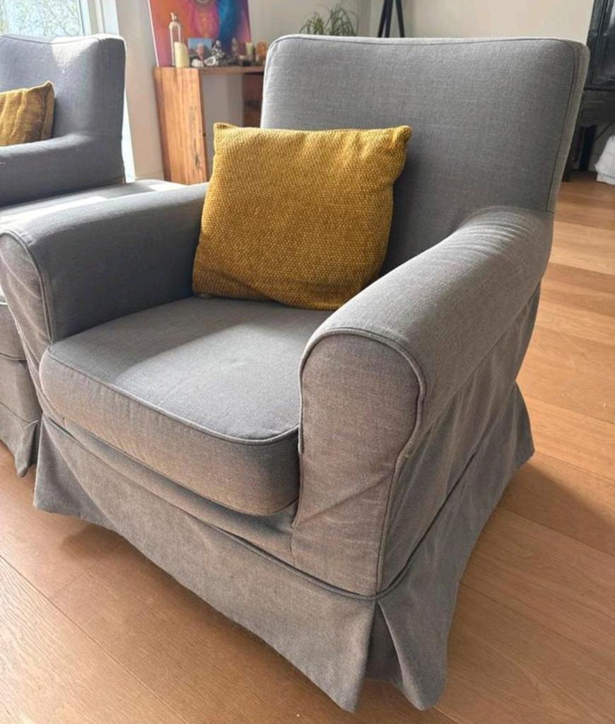 GEZOCHT twee beige jennylund ektorp hoezen, Huis en Inrichting, Ophalen of Verzenden, 75 tot 100 cm