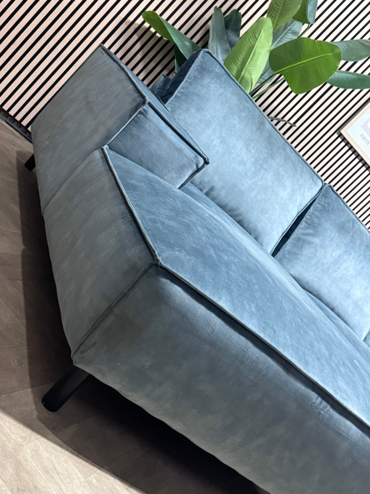 ZGAN Luxe Velvet Velours U-Bank / Hoekbank - Blauw - 390cm, Huis en Inrichting, -, -, Luxe Velvet velours u bank hoekbank blauw petrol  modern chiq