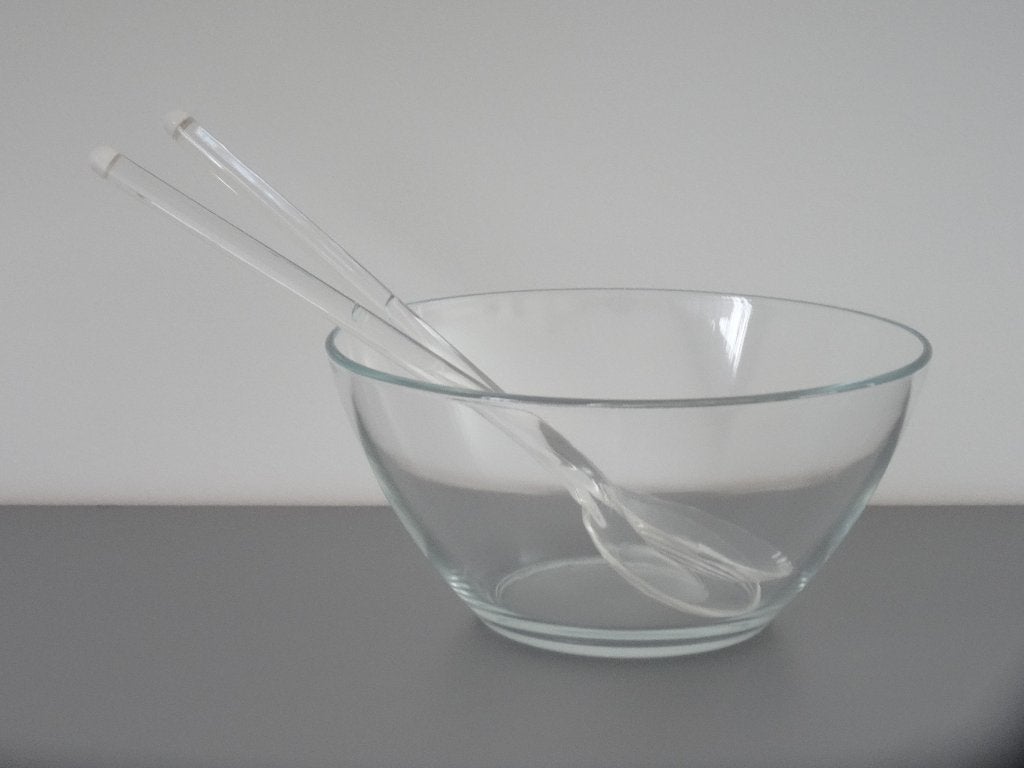 Arcoroc Cosmos saladeschaal + Per Alimenti slacouvert, nieuw, Ophalen of Verzenden, Nieuw