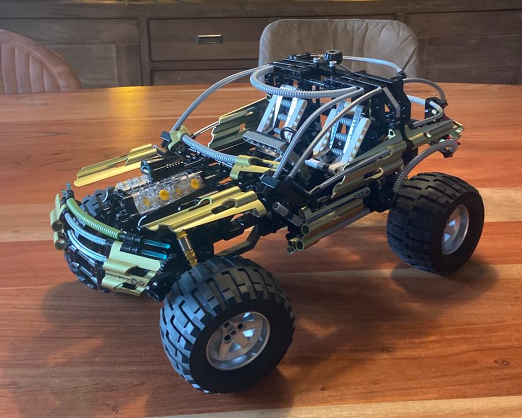 Lego technic 8466 4x4 off roader, Kinderen en Baby's, Speelgoed | Duplo en Lego, Gebruikt, Lego, Complete set, Compleet, Inclusief instructies