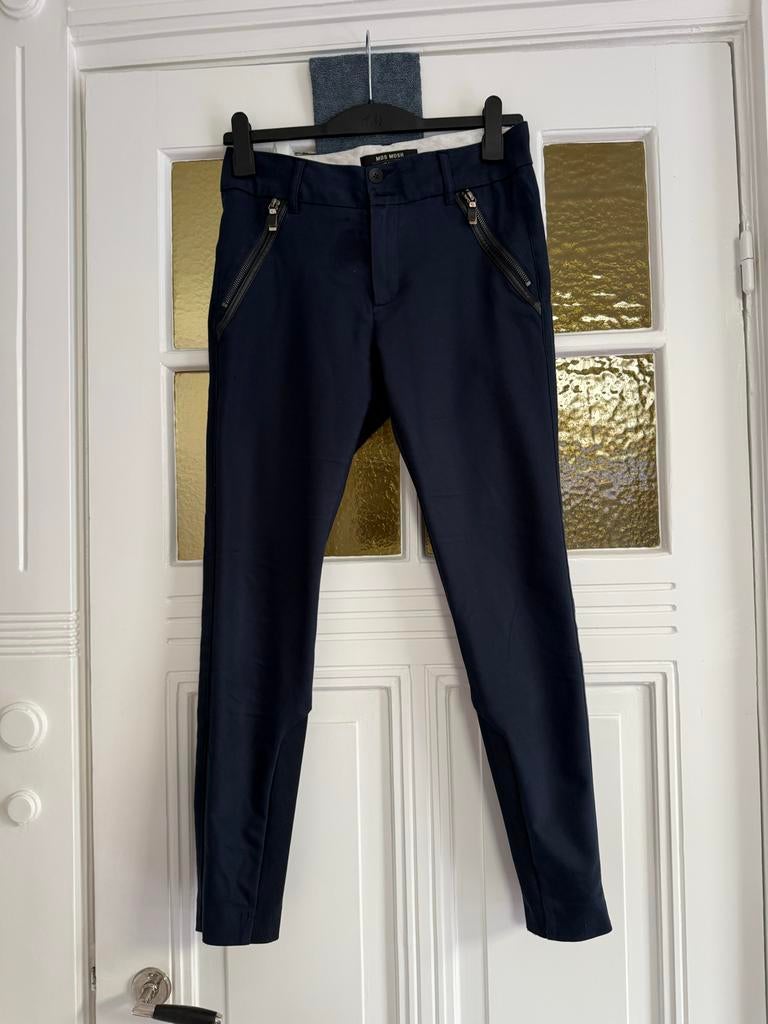 Mos Mosh donkerblauwe broek maat 36, Kleding | Dames, Ophalen of Verzenden, Gedragen, Blauw, W28 - W29 (confectie 36)