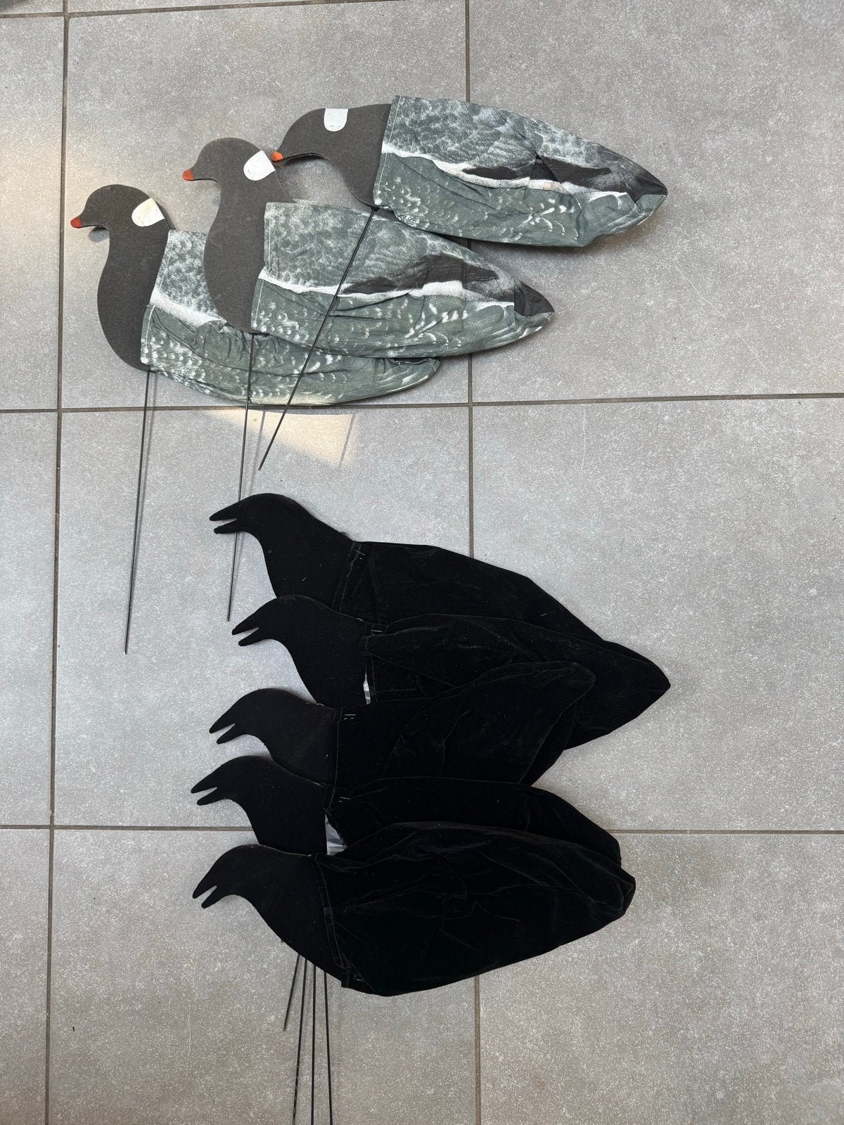 Set van 8 Silosok lokkers voor duiven en kraaien, Verzenden, Zo goed als nieuw