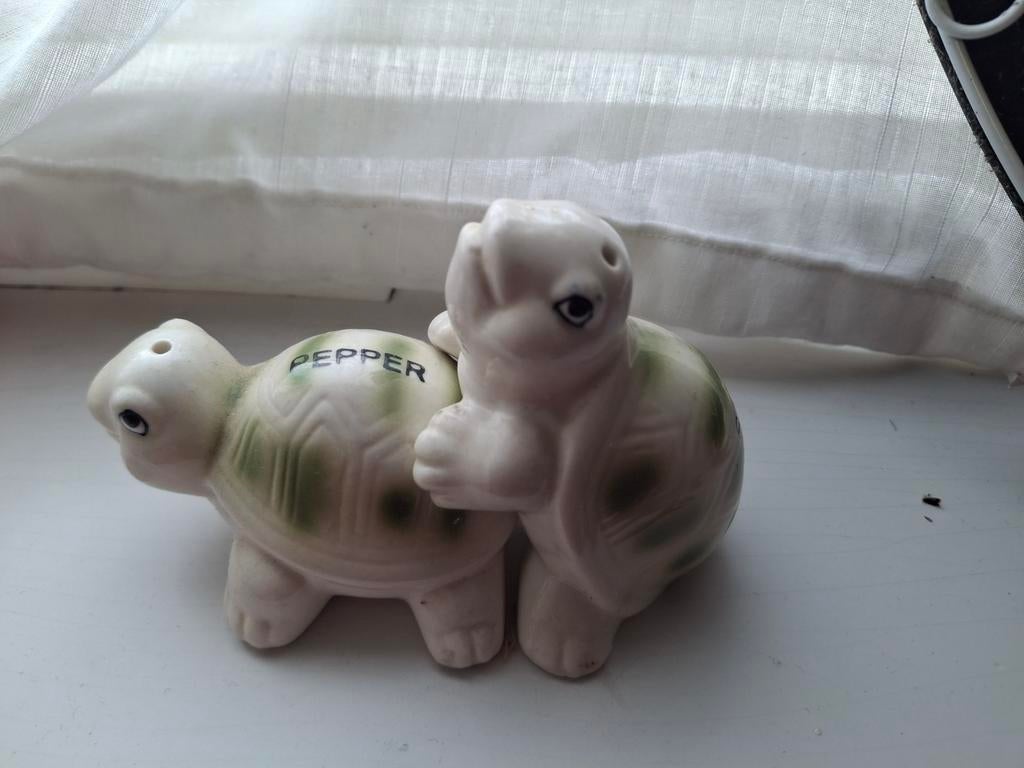 Zout en peper setje schildpadden Salt & Pepper dieren, Huis en Inrichting, Keuken | Keukenbenodigdheden, Ophalen of Verzenden