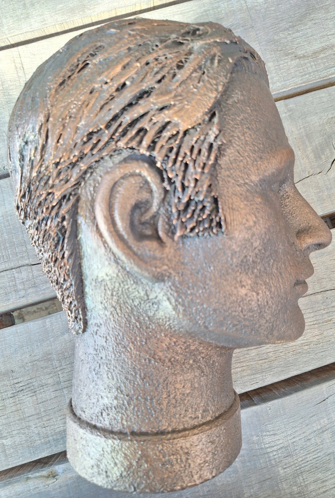 Curiosa Caliven Buste Man - Decoratief Hoofd, Antiek en Kunst, Ophalen