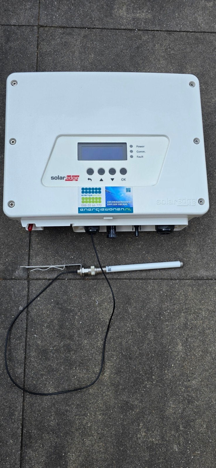 SolarEdge SE2200H Omvormer met 8 Optimizers, Ophalen of Verzenden, Gebruikt, Overige typen