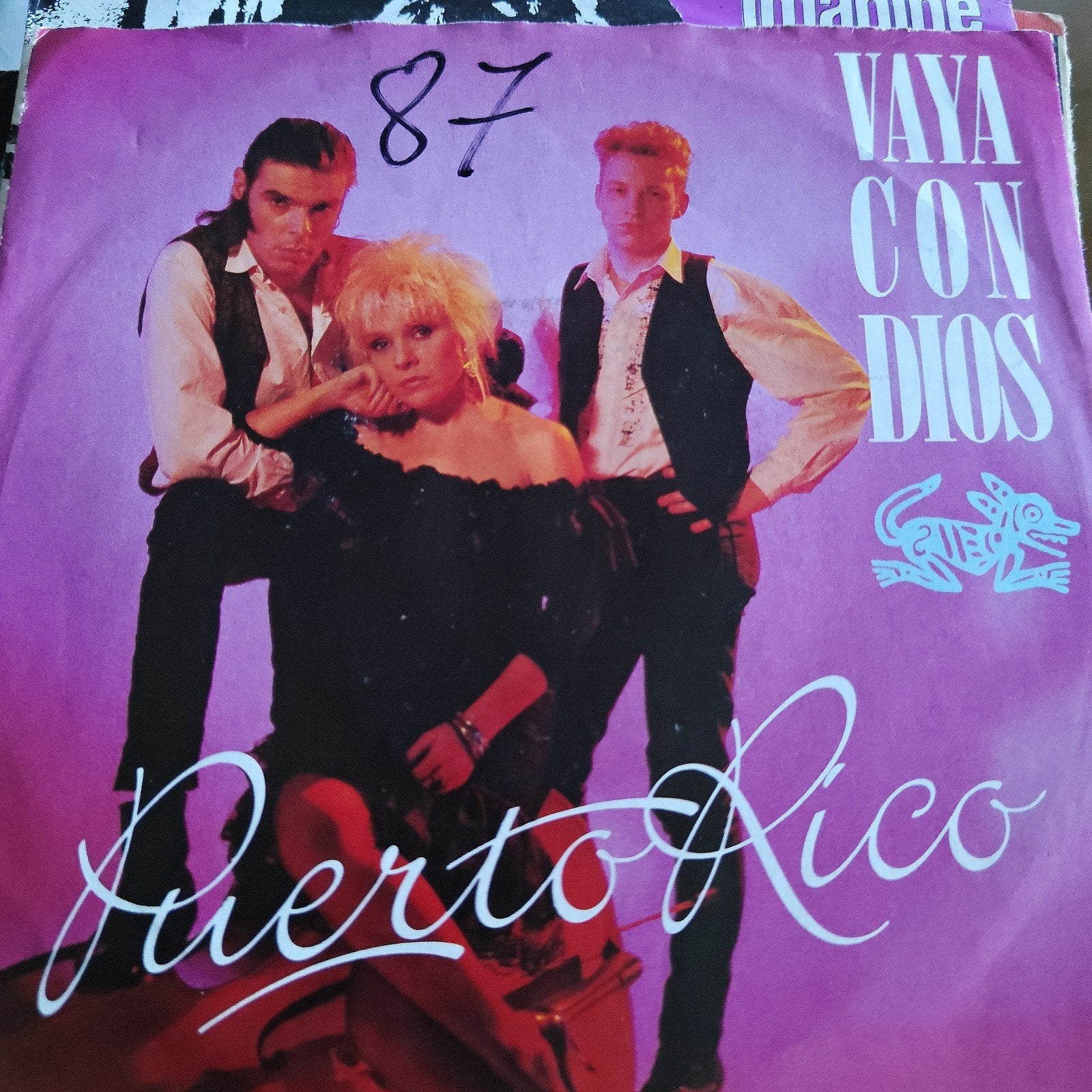 Vaya Con Dios - Puerto Rico 7 inch vinyl single (1987), Gebruikt, 7 inch, Ophalen of Verzenden, Pop