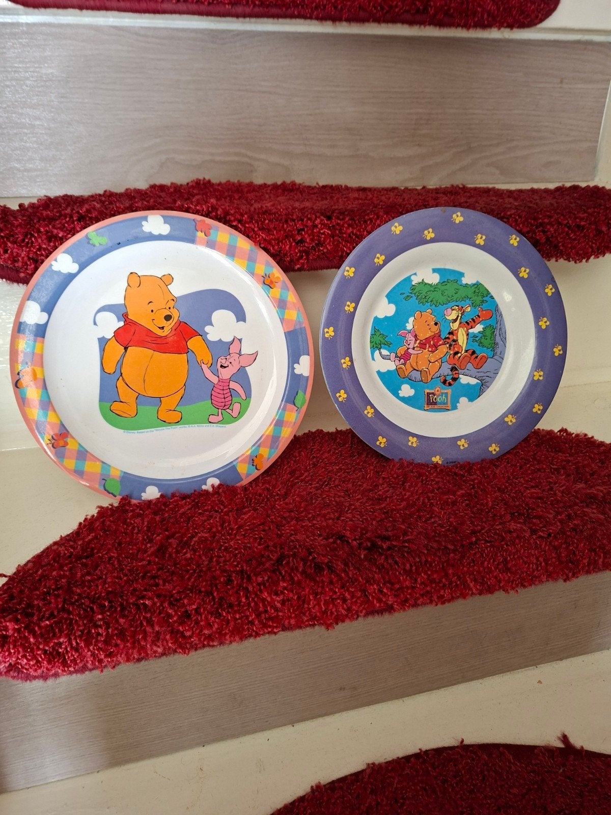Set van 2 Winnie de Poeh kinderborden, Ophalen, Gebruikt