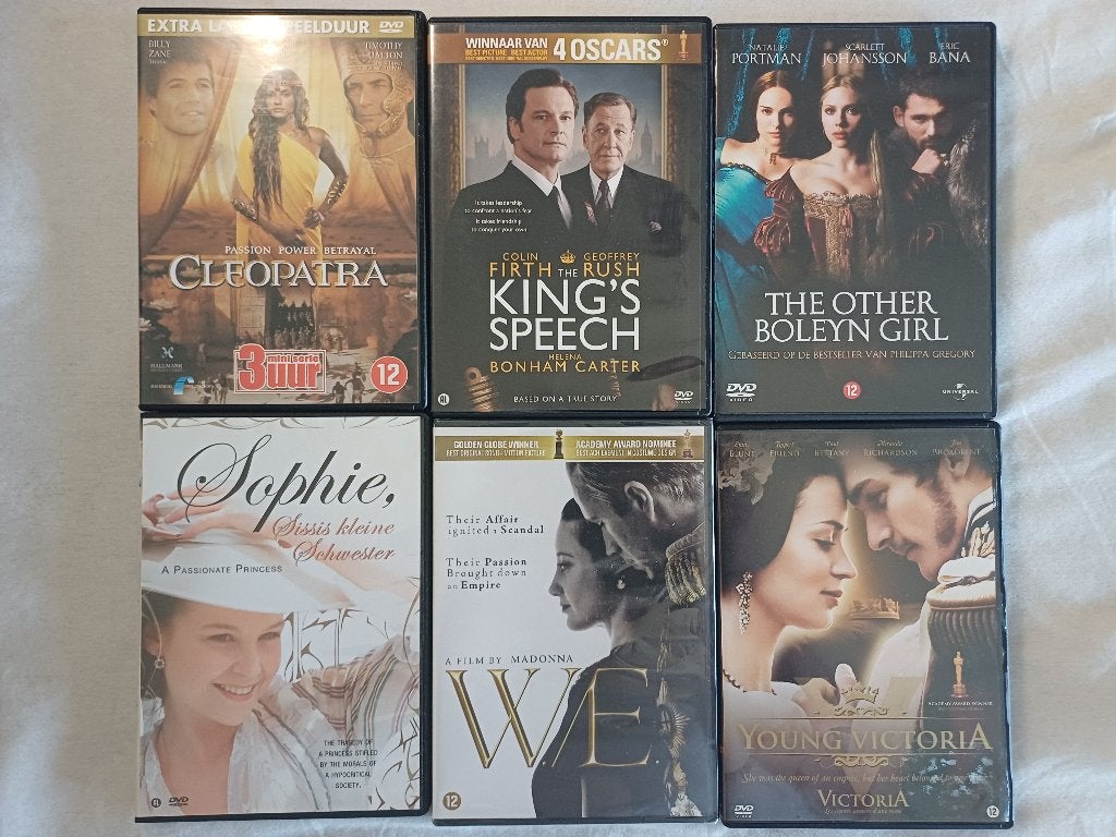 6 kostuum dramas op DVD, Vanaf 12 jaar, Ophalen of Verzenden, Zo goed als nieuw, Historisch of Kostuumdrama