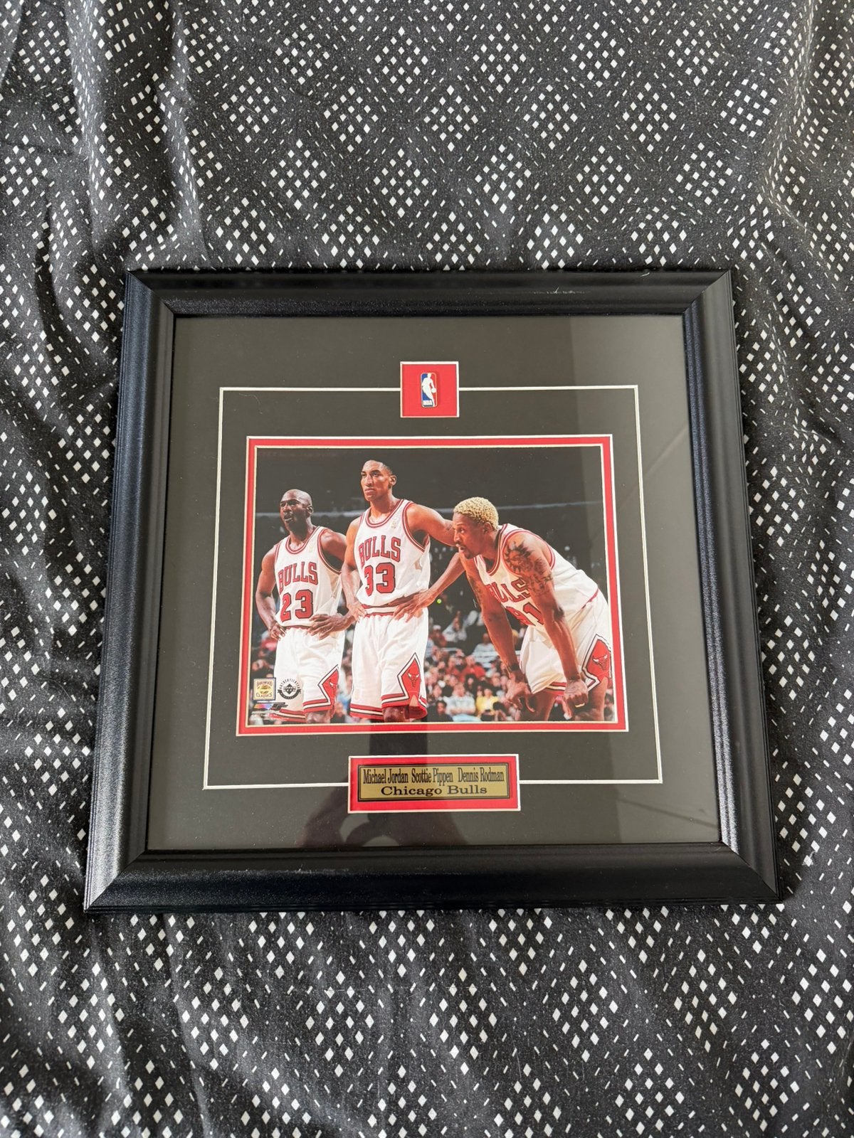 Michael Jordan Chicago Bulls NBA ingelijste foto, Ophalen of Verzenden, Zo goed als nieuw