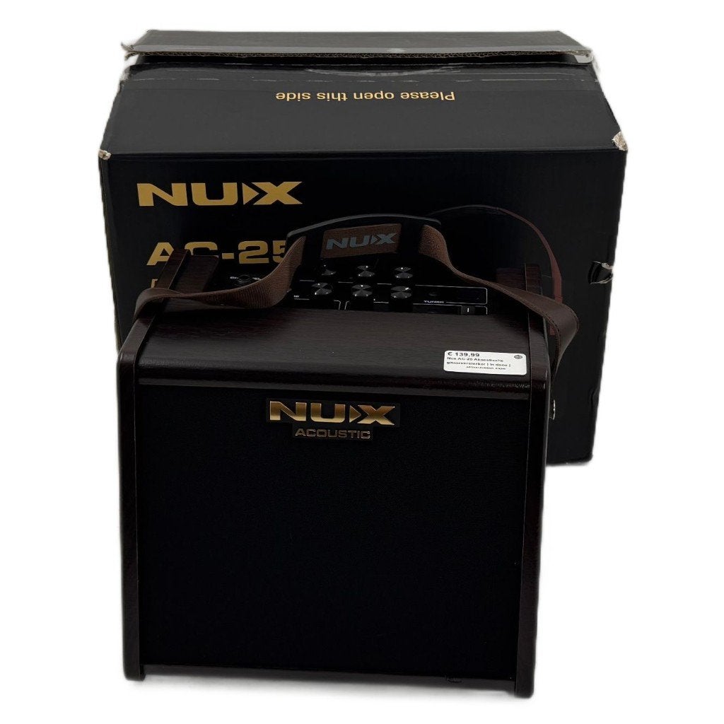 Nux AC-25 Akoestische gitaarversterker | In doos |, Minder dan 50 watt, Dordrecht@usedproducts.nl, Toulonselaan 72, Ophalen of Verzenden