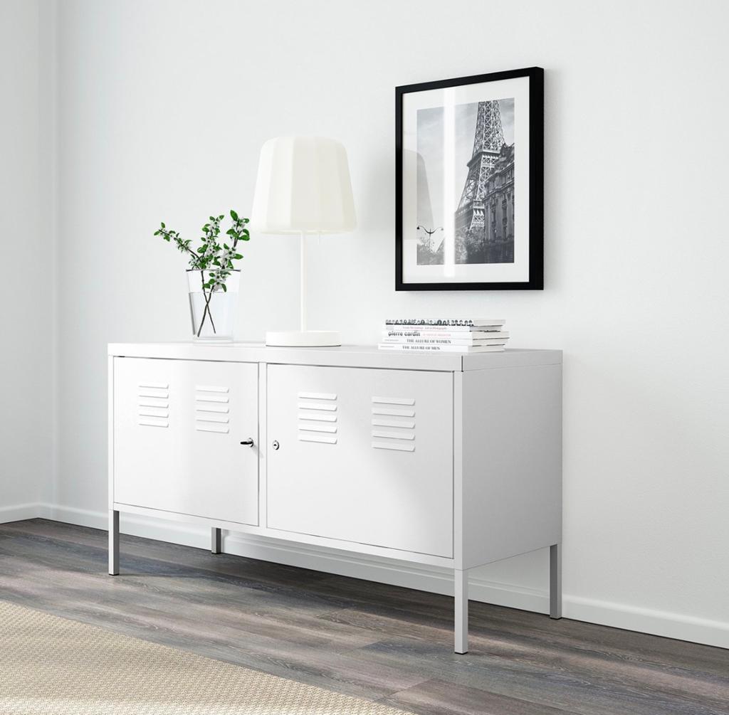 IKEA PS WIT metalen locker set de IKEA 16778 hoge kast ook, Ophalen, Met deur(en), Zo goed als nieuw, Metaal