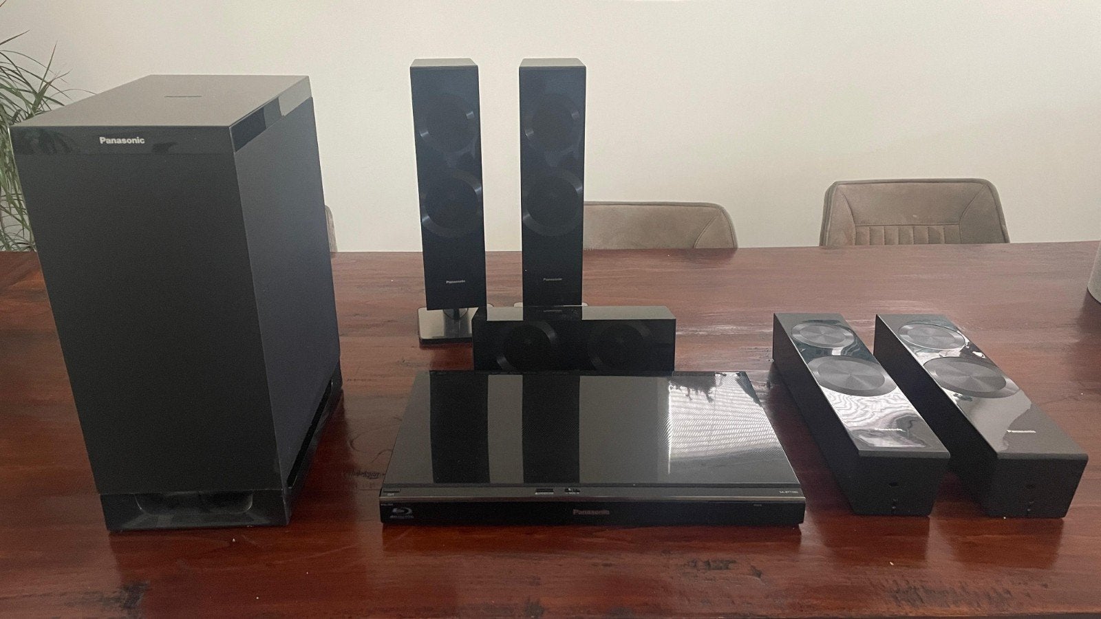 Panasonic home cinema set, Ophalen, Gebruikt, Panasonic, Blu-ray-speler