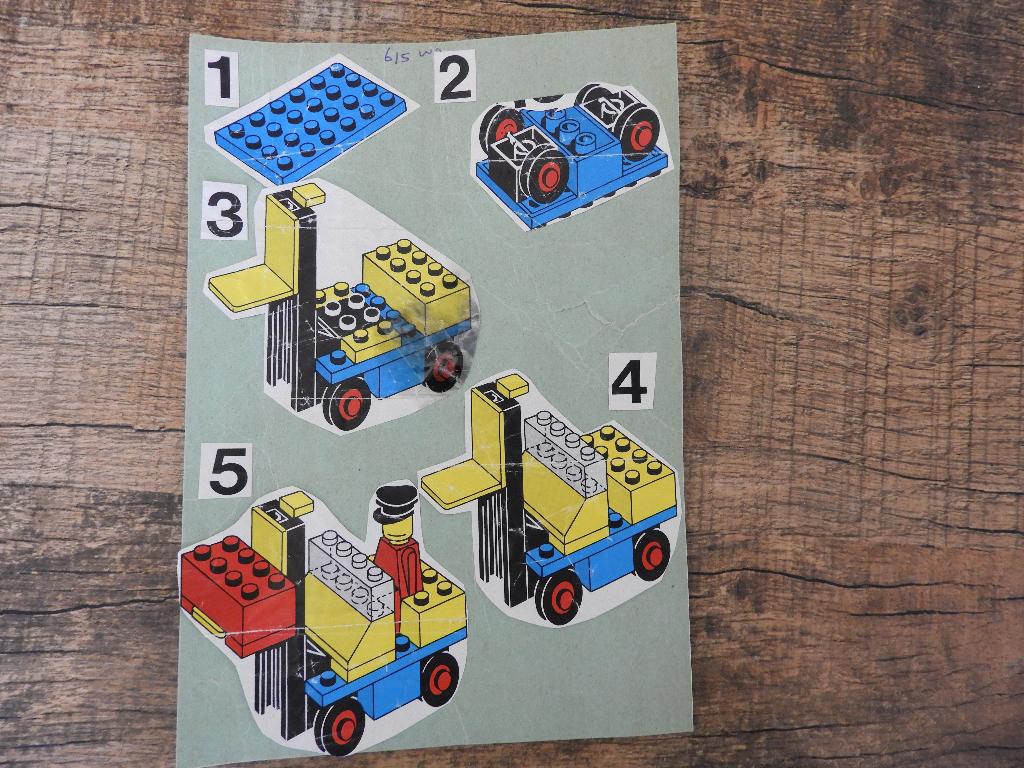 Lego 615 Forklift with Driver, Gebruikt, Overige thema's, Lego, Ophalen of Verzenden