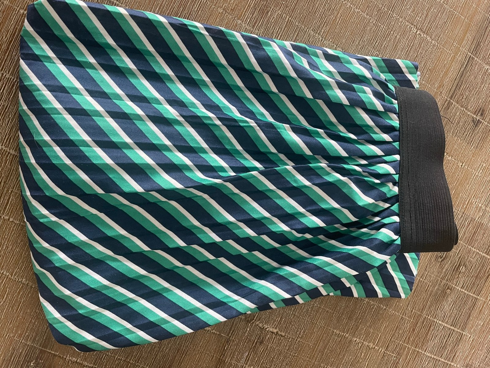 ONLY Plissé Rok met Strepen - Maat XS, Kleding | Dames, Rokken, Blauw, Ophalen of Verzenden, Zo goed als nieuw, Knielengte