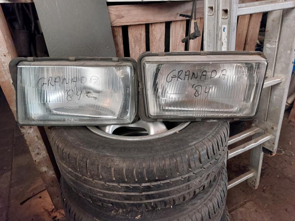 Koplampen Ford Granada '84 - Set Links & Rechts, Ophalen of Verzenden, Gebruikt, Ford