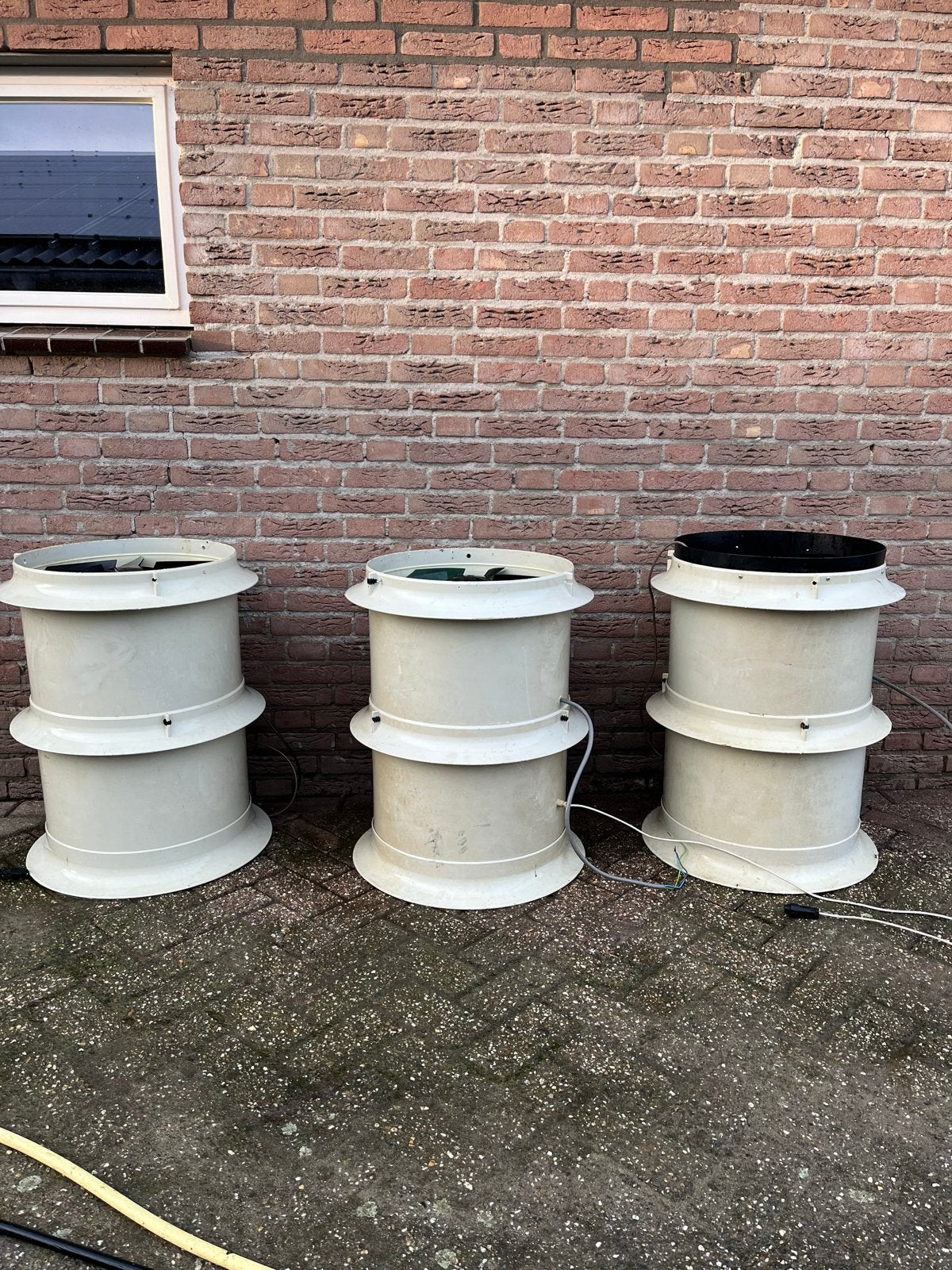 Ventilator/Afzuiger set Fancom - 3 stuks