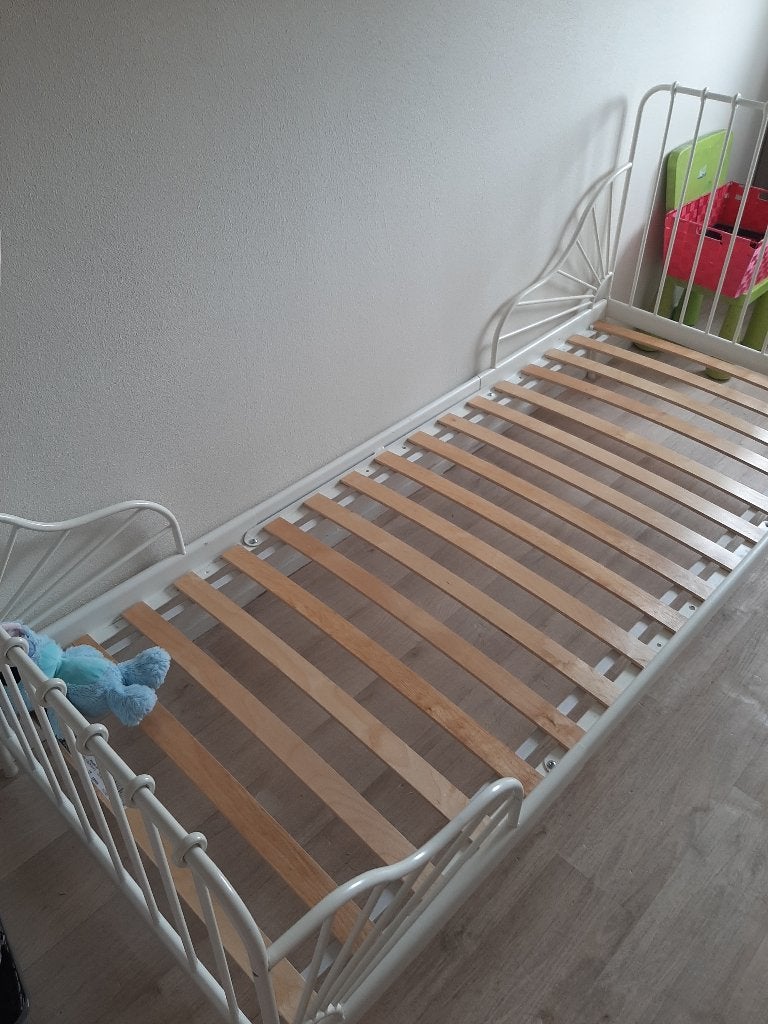 Ikea Meegroeibed Minnen, Kinderen en Baby's, Kinderkamer | Bedden, Ophalen, Gebruikt, 70 tot 85 cm, Matras