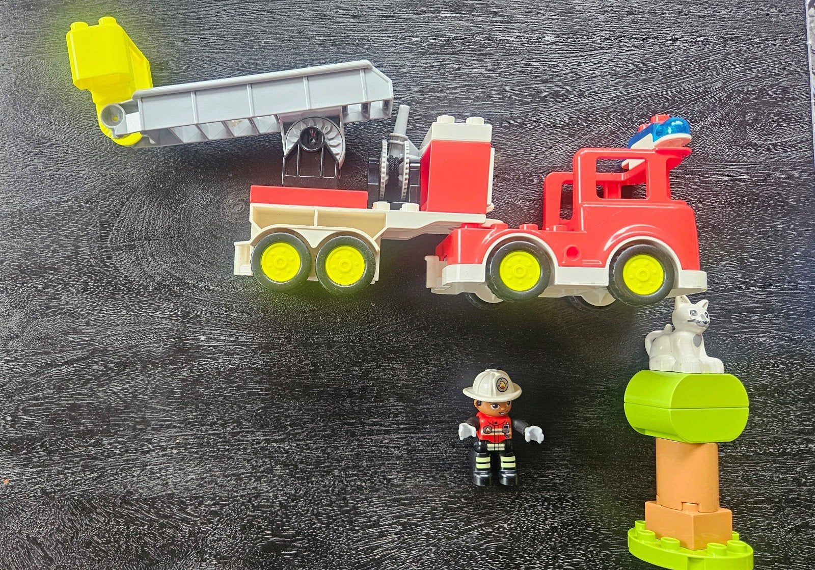Duplo 10969, brandweerauto, zgan, compleet, Ophalen of Verzenden