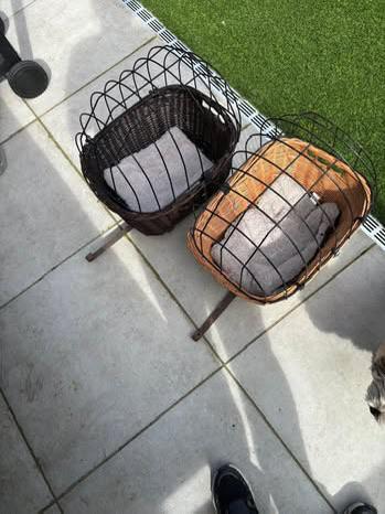 Honden fietsmandje, Ophalen of Verzenden, Zo goed als nieuw