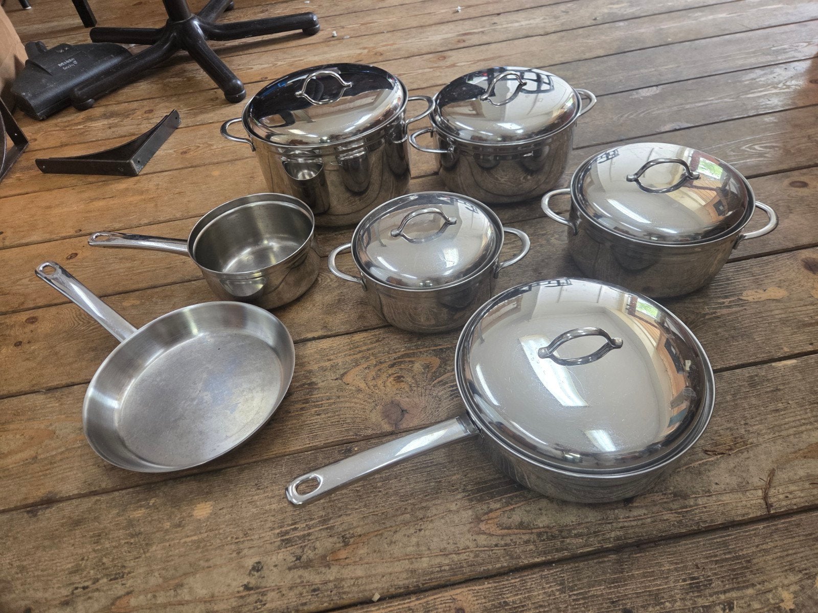 BK Profiline Pannenset 7 delig  RVS, Inductie & Ovenbestendi