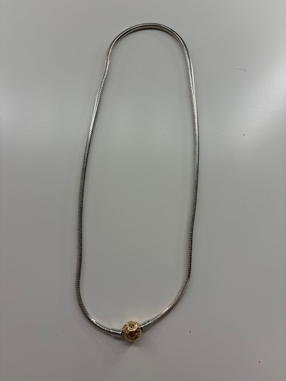 Zilveren pandora collier, Ophalen of Verzenden, Zo goed als nieuw, Zilver