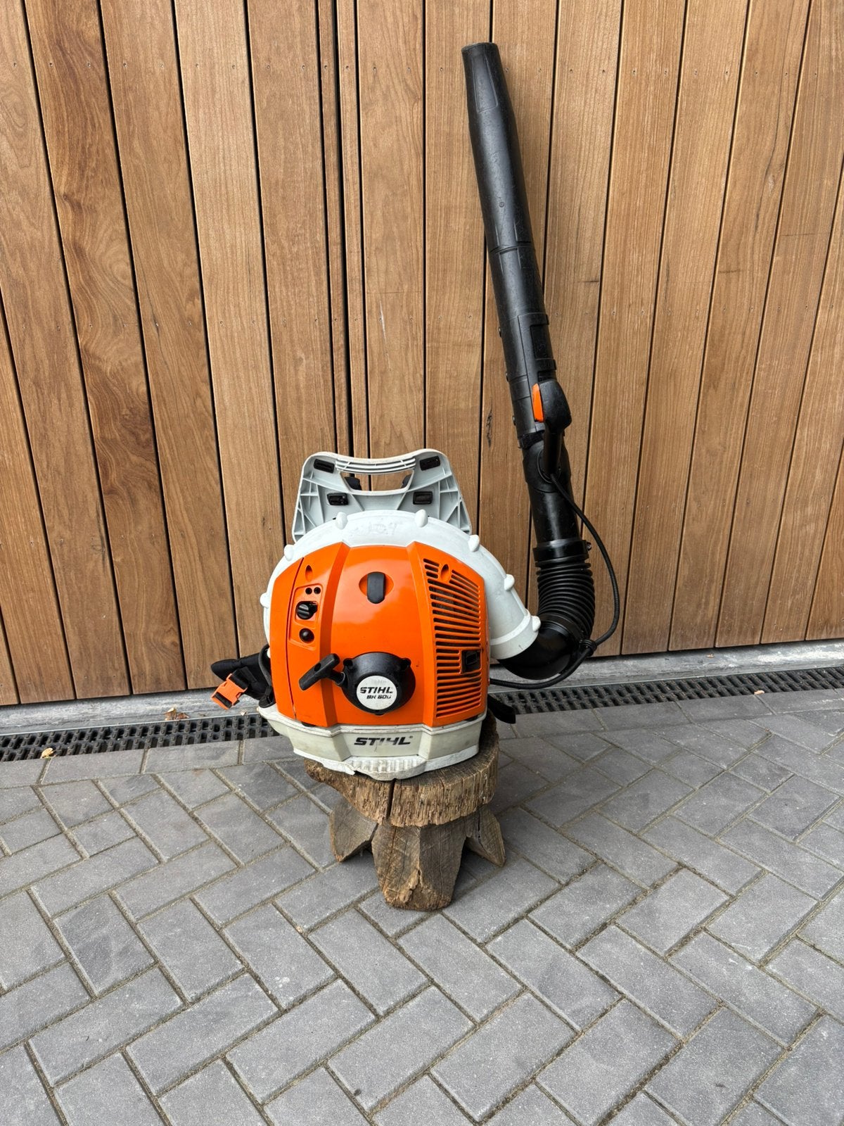 Stihl BR 600 ruggedragen benzine bladblazer hele nette!!, Tuin en Terras, Ophalen, Benzine, ., Stihl