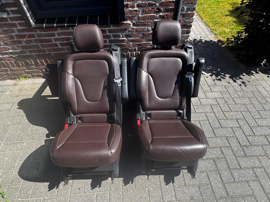 Mercedes V-Klasse stoelen bruin leer ISOFIX, Auto-onderdelen, Ophalen, Nieuw, Mercedes-Benz