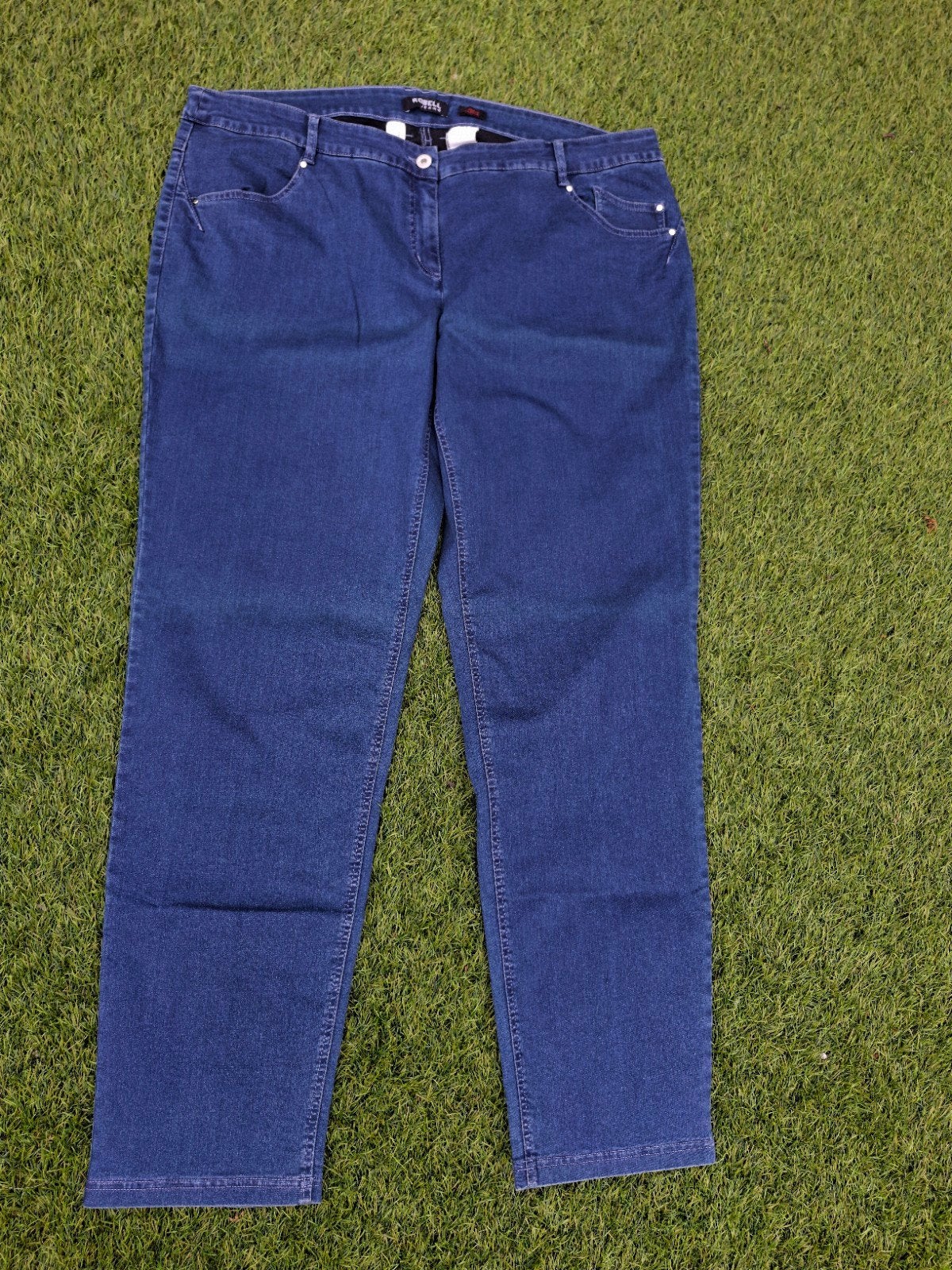 Robell Jeans - Comfortabele spijkerbroek (maat 52), Ophalen of Verzenden, Zo goed als nieuw, Blauw, Broek of Spijkerbroek