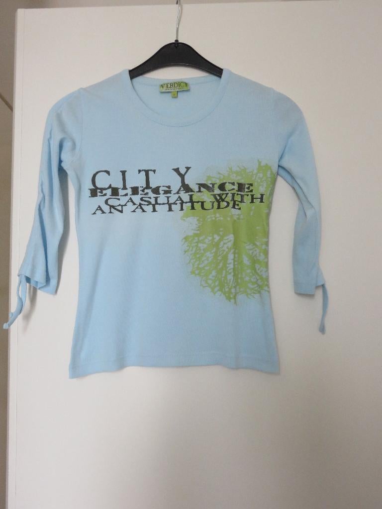 Verdict t-shirt blauw S nieuwprijs €49,90, Blauw, Nieuw, Ophalen of Verzenden, Verdict