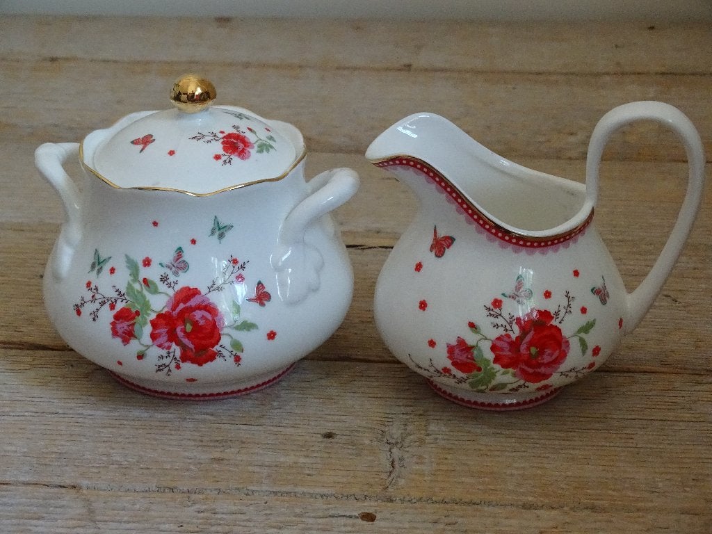 Servies, ROOM SEVEN, WINTER POPPY, zo goed als nieuw, Huis en Inrichting, Overige merken, Overige typen, Ophalen of Verzenden